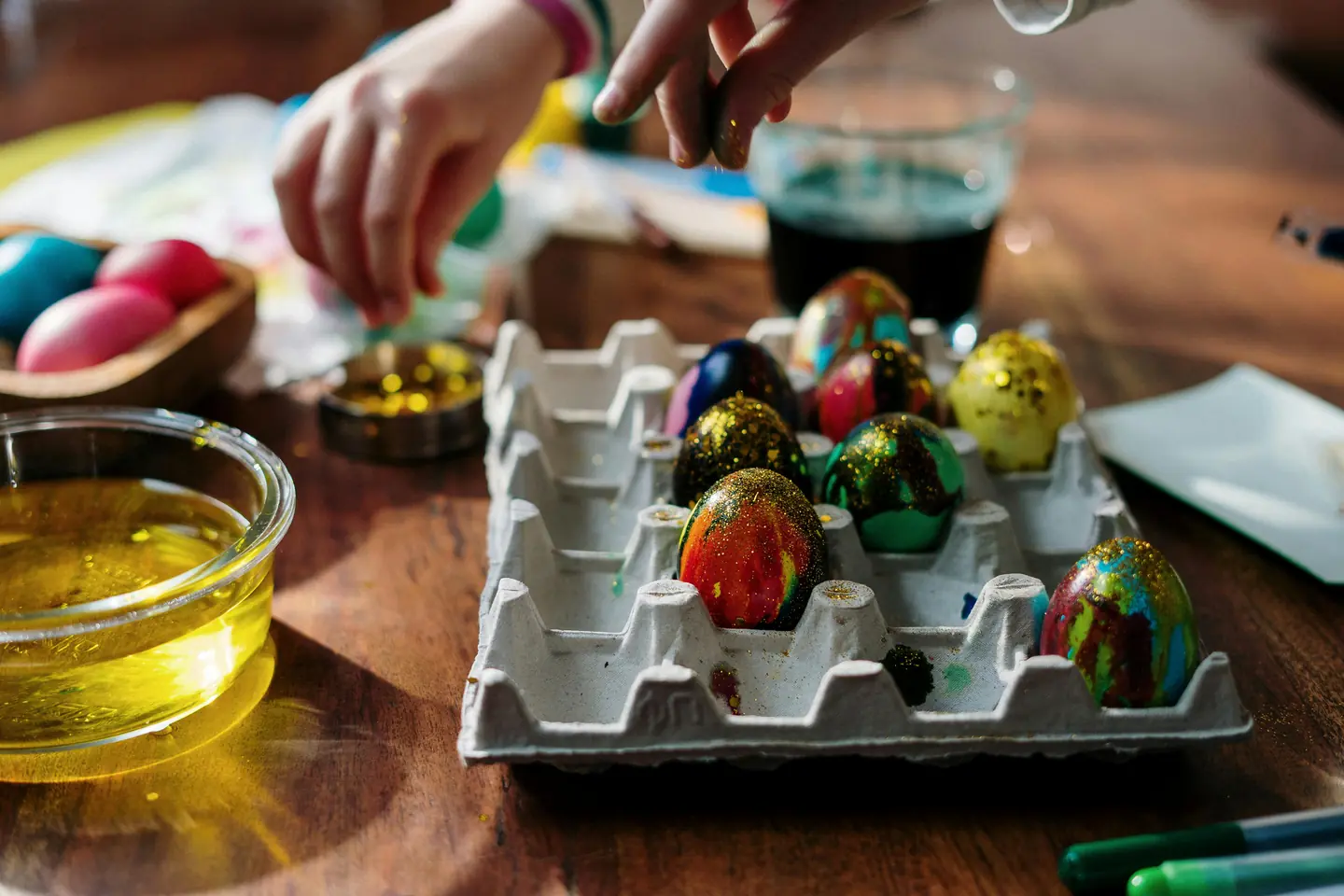 Decorating Easter Eggs