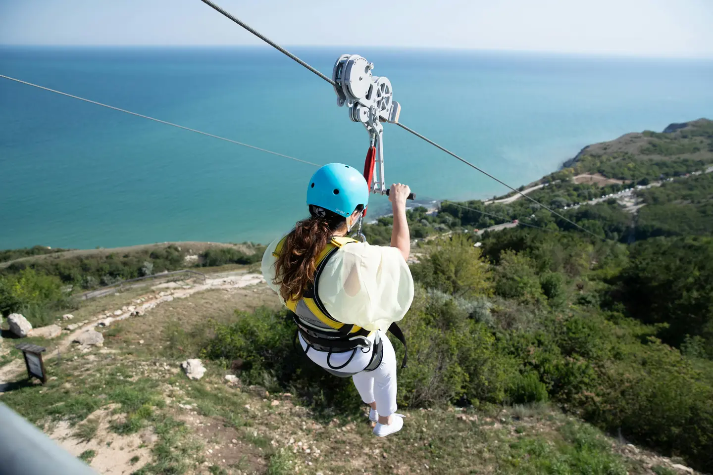 Ziplining at Jebel Jais