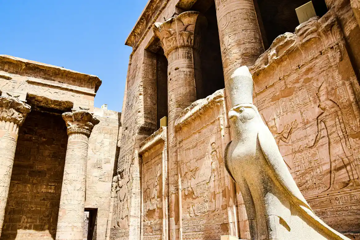 What is the example of Horus at Edfu