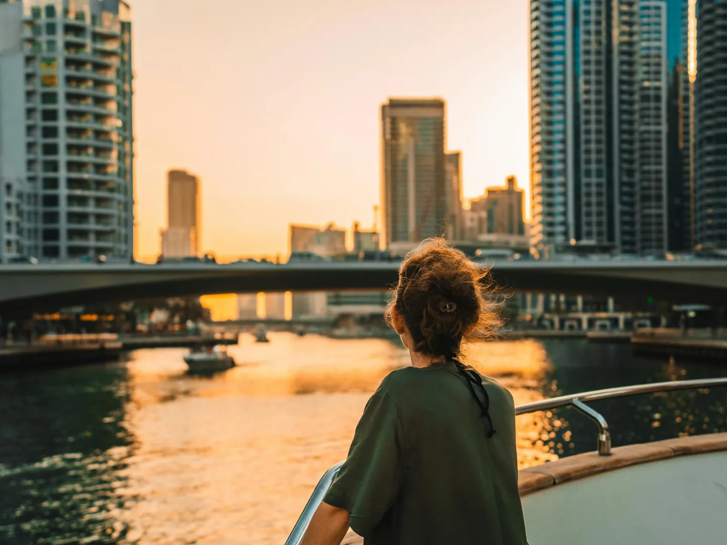 Enjoy the Sunset at Dubai Marina
