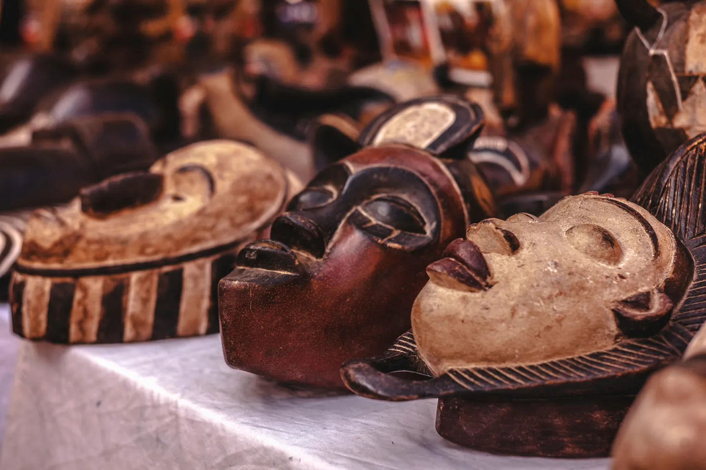 Hand-Carved Wooden Masks
