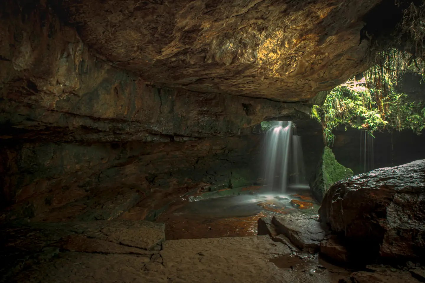 caving in meghalaya